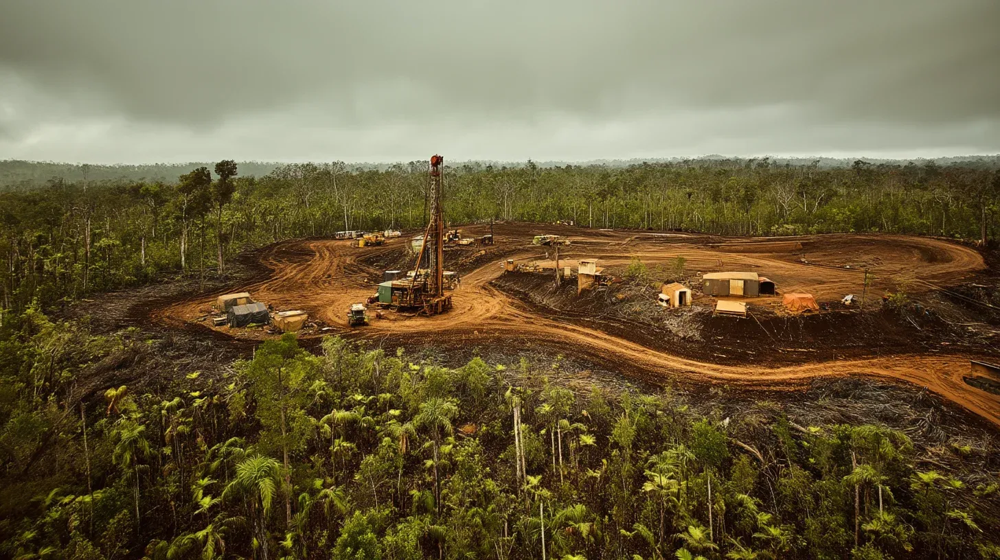 Active mining exploration